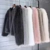 Women's Fur Tuscan Imitation Topeka Coat Korean Version Of Solid Color Women Short Factory Outlet