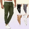 Męskie spodnie 95 Bawełniane spodnie ładunkowe w stylu Slim Fit Statwear Sportswear Sportswear Joggers Men Khaki Army Green4113765