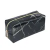 Cosmetic Bags PU Leather Bag Make Up Marble Portable Ladies Travel Case Makeup Brushes Organizer Storage Pouch Toiletry Wash Kit