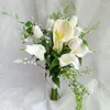 Wedding Flowers Tulip Artificial Fake Bridal Flower Bouquet Floral Plants Decor For Home Garden Party Table