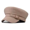 Berets Sun Casual Military Caps Woman Cotton Beret Flat Hats Captain Cap Trucker Vintage Black Sport Dad Bone Male Women's Hat