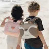 Ryggsäckar zoyzoii djur form bärbara skolväskor för pojkar barn ryggsäck tecknad hårt fodral ryggsäck för barn Q231108