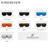 Sunglasses KINGSEVEN 2022 New Brand Design Women's Glasses TR90 Polarized Sunglasses Men Retro Sun Glasses Sonnenbrille Herren P230406