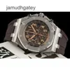 AP Swiss Luxury Wrist Watches 26470Stooa820CR01 EPIC ROYAL OAK OFFSHORE SERIES MENS WATTH 42mm直径18Kローズゴールドメンズレジャーウォッチクロック9ill