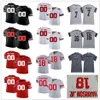 Jeugd Heren Lady OSU Ohio State Buckeyes College voetbalshirts Marvin Harrison Jr. C.J. Stroud Tuimoloau Kyle McCord Joey Bosa Miyan Williams Ezekiel Elliott Home Rood