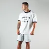 Mens Tshirts Summer Sports Leisure Lossa stor tshirt basketpanel andas korta ärm toppar mode gym 230407