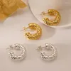 Boucles d'oreilles créoles 925 argent aiguille Vintage pour femmes Grils exquis géométrique Huggies Pulseras Mujer Eh1020