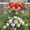 Christmas Decorations Artificial Wreath Threshold Flower Peony Rose DIY Wedding Party Flower Wall Arrangement Home Place Room and Christma Wreath Arch R231107