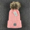 Stilista MONCLiR 2023 autunno e inverno nuovo cappello di lana lavorato a maglia cappello lavorato a maglia di lusso sito ufficiale versione 1: 1 berretto artigianale 28 colore 076