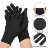 Disposable Gloves 24PCS Black 12 Pairs Soft Cotton Jewelry Appreciation Silver Antiques Inspection Stretchable Lining