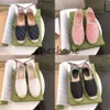 Dames Luxe Casual Schoenen Espadrilles Zomer Ontwerpers Dames Platte Strand Halve Slippers Mode Vrouw Loafers Visser Canvas Schoenen Met Doos