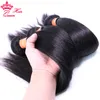 Indiase haarbundels recht menselijk rauw haar weven bundels maagd haarverlenging natuurlijke kleur 1B 1 3 4 pc's 08-28 inch queenhaarproducten