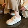 Chaussures habillées 9 ans boutique véritable laine hiver chaud femmes talons bout rond confortable couleur pure haut de gamme mode talon haut