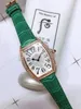 Franck Wrist Watches for Women 2023レディースウォッチ3針クォーツ時計高品質のトップトップブランドクロックFMダイヤモンドウォッチファッションレザーストラップタイプ2