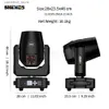 移動ヘッドライト新しい到着Shehds 2PCS Bulb Mini 230W 7R Moving Head Lighting Flight Case for DJ Disco Wedding Nightclub Theater Q231107