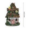 Garden Decorations Elf Door Wooden Miniature Fairy Decoration For Yard Tree House Accessories Porch Patio Wall Fence