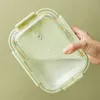 Bento Boxes Glass lunch box with Lid food container Crisper microwave food storage container Work lunch box Children's school bento 230407