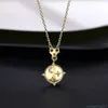 Necklaces Designer Charm Star S925 Silver Pendant Women Luxury Brand 3a Zircon Necklace Collar Chain Female Plated 18k Gold High End Jewelry Valentine's Day Gift