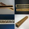 Bamboo Wooden Incense Stick Holder Burning Joss Insence Box Burner Ash Catcher dh937