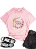 T-shirt da donna T-shirt da donna Flower Team Bride Squad 2023 Nero La Mariee Addio al nubilato Addio al nubilato France Girl Wedding Donna Tops Tees