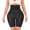 Kobiety Wzorne wzmacniacze HIP Shapewear High Talia Bupad Biecid Uznozowane podkładki