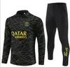 23 24 24 Jordan PSG MBAPPE SOCCER JERSEY Tracksuit 22/23/24 Retro Paris Football Training Suit Half Pull Sergio Ramos Verratti Icardi Piłka nożna