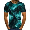 Magliette da uomo Camiseta Estampada Cu Estrelado Masculina Camisa Curta Para Vero Com Estampa 3d Gola Redonda Moda De 2023