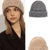 New LOE embroidered knitted Bucket hats women warm couple woolen hat ski sports wholesale caps