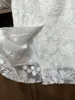 Saias Top End Mulheres Moda Laço Branco 3D Flor Slim Saia Elegante Senhora Jacquard Todos Match Cintura Alta Envolvida Hip