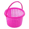 2023 Happy Easter Egg Plastic Borge Holiday Decorative Basket Easter Gift Storage Hink Handpicking Basket 11.7