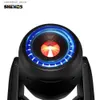 Moving Head Lights SHEHDS 8 Face Prisms LED 160W Gobo Moving Head Lights LED Ring with Fight Case For Wedding Stage Performance Concert Q231107