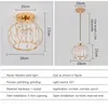 천장 조명 현대 LED 수정 램프 간단한 통로 창조적 인 개성 발코니 복도 입구 현관 조명 사치