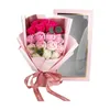 装飾的な花の香りの石鹸の花の花束バスローズ人工結婚式の母親のお父さんはかすかな香りで贈られます