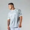 Herren T-Shirts Sommer Sport Freizeit Lose Großes T-Shirt Basketball Panel Atmungsaktive Kurzarmshirts Mode Fitnessstudio 230407