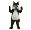 Costume de mascotte d'écureuil marron de haute qualité, tenue unisexe de carnaval, taille adulte, fête d'anniversaire de noël, déguisement en plein air, accessoires promotionnels