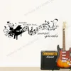 Wall Stickers Music Wallpaper Mural Speaks Collage Lettering Text Words Art Custom Home Decor Decal Rb611