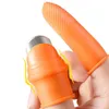 Novo conjunto de 5 peças de proteção dos dedos da faca de pinça de areia para tesoura de proteção de dedos para luvas de planta de faca de faca de faca longa de vegetais