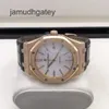 Ap Swiss Relógios de pulso de luxo Royal Oak 15400 Relógio automático masculino de luxo em ouro rosa 18k YHHS