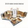 Intelligent Segment Dimmers Switch 1 2 3 4 Road Chandelier Controller kan passera genom Wall LED Wireless Remote Control ll