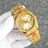 Uhr Luxuriöse Herren-Designeruhren, 36 mm, automatisches mechanisches Uhrwerk, hochwertige Armbanduhr mit doppelter Datumsfunktion, Armband aus Edelstahl 316, Montre de Luxe