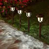 Lawn Lamps LED Waterproof Solar Powered Lamp Outdoor Solar Garden Lantern Pathway Lights Landscape Light For Lawn Patio Yard Walkway Decor P230406