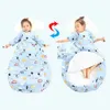 Sacs de couchage Sac de couchage pour enfants 2.5Tog bébé sac de couchage hiver épais manches détachables anti coup de pied couverture bébé literie pyjamas 230407