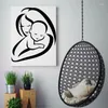 Naklejki ścienne Cocoply Mom and Baby Decor Matnal Love Decorathe Dekoracja pokoju dziecięcego samoprzylepna wodoodporna naklejka sztuki