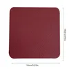 Square Placemat Triangle Coasters PVC Leather Washable Insulation Bowl Mat High Temperature Resistance Desktop Restaurant Decoration