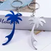 200Pcs/Lot Palm Tree Bottle Opener Portachiavi in lega di alluminio Apri bottiglia da birra Bomboniere all'ingrosso