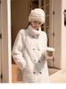 Pelliccia da donna "Sheep Has A Sheep Fur" 2023 Cappotto di agnello Donna Lana Mondo Tartufo bianco Cashmere Fiore tagliato