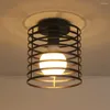 Plafonniers Lampe nordique moderne E27 Lustre en fer forgé noir pour salle à manger salon chambre étude balcon café