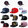 Snapbacks Basketballmützen All Team Logo Designer Verstellbarer, taillierter Fischerhut Stickerei Cotton Mesh Beanies Ballhut Outdoor Sport Hip Hop Cap mit Original-Tag