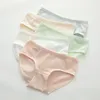 여성 팬티 5Pcs M-2XL 속옷 여성 코튼 섹시한 레이스 란제리 소녀 팬티 통기성 반바지 속옷 Intimates 단색