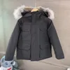 Coton automne hiver enfants manteau haut tendance vêtements épais chaud vers le bas manteau fille enfants vêtements body vêtements d'extérieur véritable col de fourrure blanc noir bleu rose 15 styles